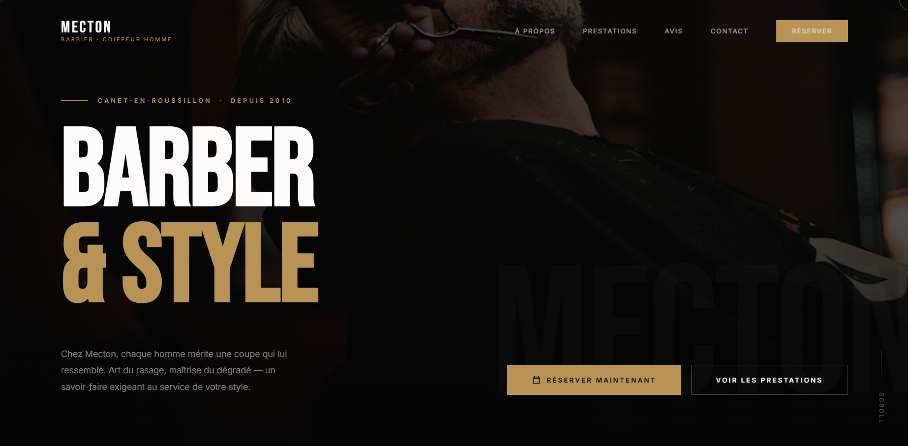 MECTON — Salon Homme & Barbier